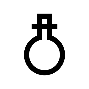 Cosmetics Flask Icon Symbol Vector icon