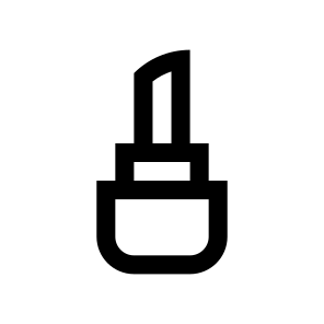Cosmetics Lipstick Icon Symbol Vector icon