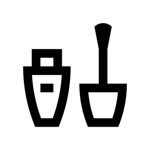 Cosmetics Mascara Icon Symbol Vector icon