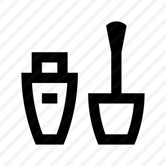 Cosmetics Mascara Icon Symbol Vector preview