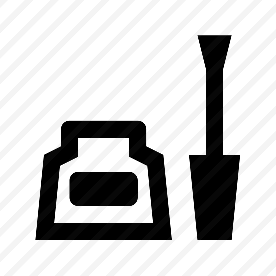 Cosmetics Nail Polish Icon Symbol preview