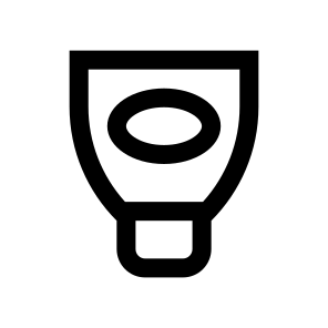 Cosmetics Tube Icon Symbol Vector icon