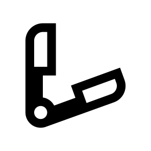 Hair Iron Icon Symbol Vector icon