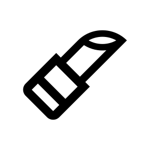 Lipstick Cosmetics Icon Symbol Vector icon