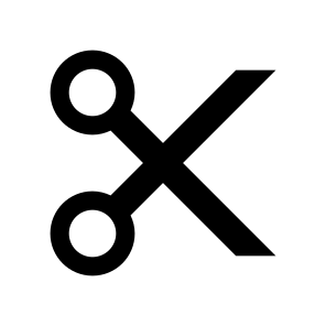Scissors Cut Icon Symbol Vector icon