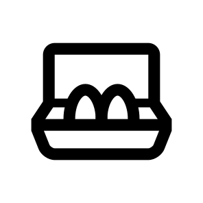 Chicken Egg Tray Dozen Four icon