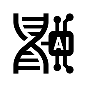 Ai Dna Science Chemistry Genetics Biotech Bio Genome icon