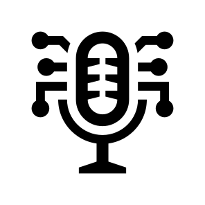 Ai Mic Microphone Artificial Intelligence Voice Detection Sound Processing Audio icon