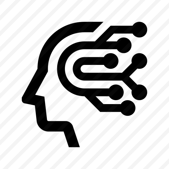 Ai Robot Bot Cyborg Droid Machine Learning Profile Humanoid Mind Brain preview