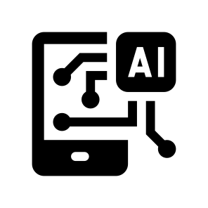 Ai Smartphone Machine Learning Mobile Digital Bot Chatbot icon