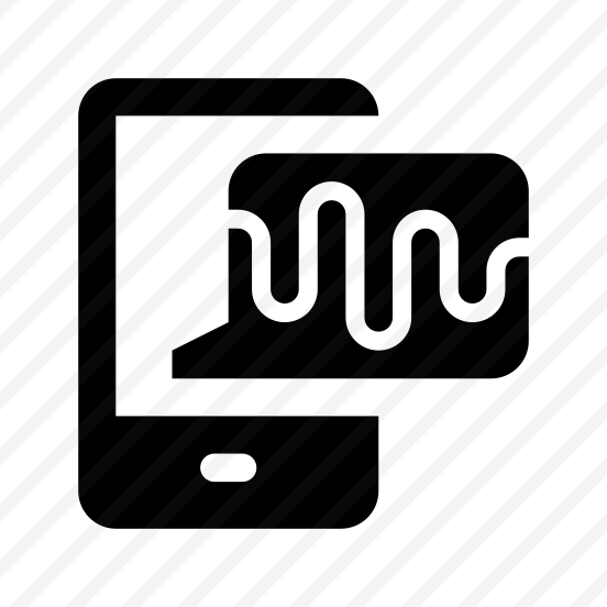 Ai Voice Command Smartphone Speech Recognition Mobile Audio Sound Assistant Chat Wave preview
