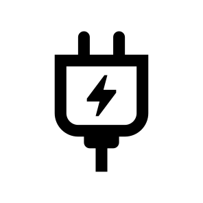 Electricity Electric Cable Wire Plug Socket Lightning Power icon