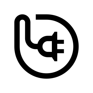 Electricity Electric Cable Wire Plug Socket Two icon