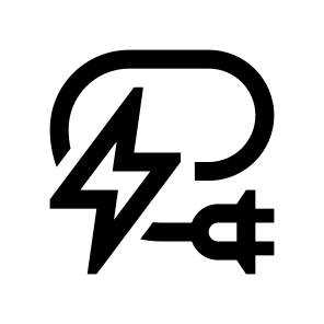 Electricity Electric Cable Wire Plug Socket Voltage Lightning icon