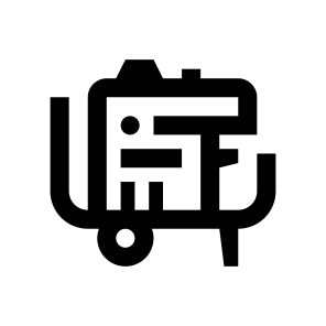 Electricity Electric Power Generator Energy Mobile Portable Diesel Engine Alternator Renewable Alternative icon