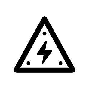 Electricity High Voltage Electrical Shock Hazard Warning Sign Electric icon