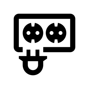 Electricity Socket Electric Power Plug icon