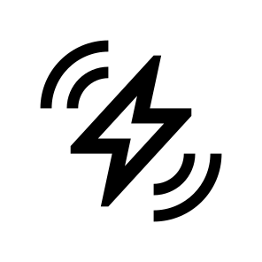 Electricity Voltage Lightning Energy Lightnings Speed Fast Wireless Charging icon