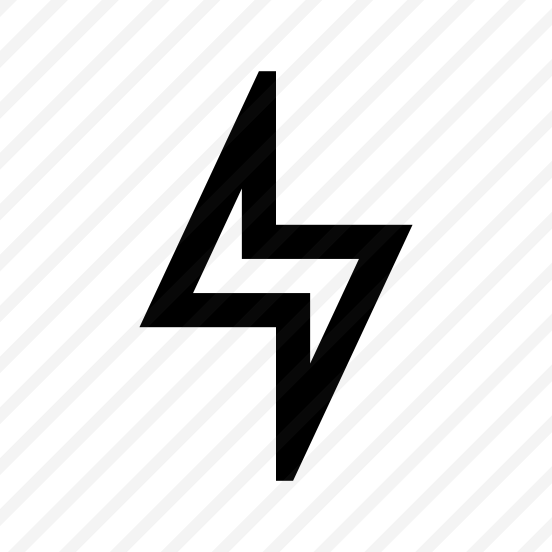 Lightning Electricity Flash Icon Symbol preview