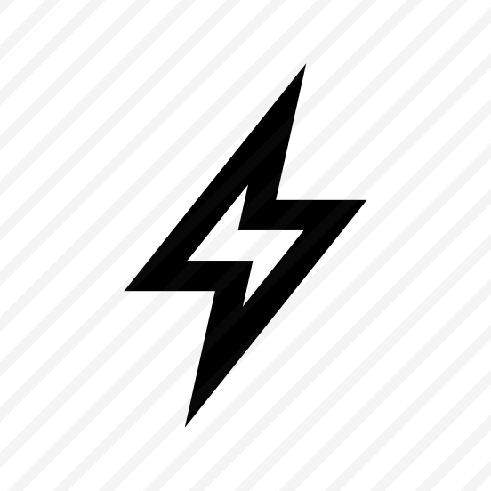 Lightning Icon Symbol Vector Ui preview