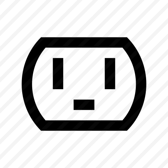 Power Socket Icon Symbol Vector preview