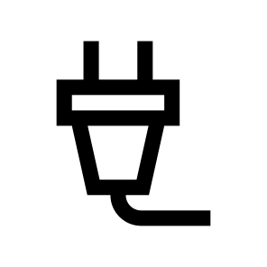 Workplace Electrical Plug Cable Cord Electricity icon