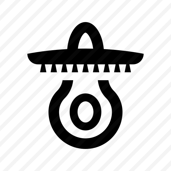 Avocado Sombrero Mexican Hat Cinco De Mayo Two Three preview