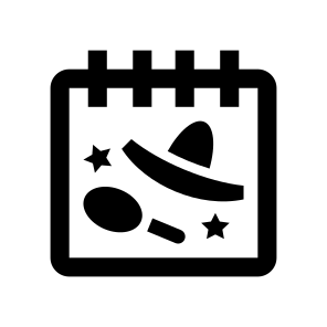 Calendar Cinco De Mayo Zero Eight icon