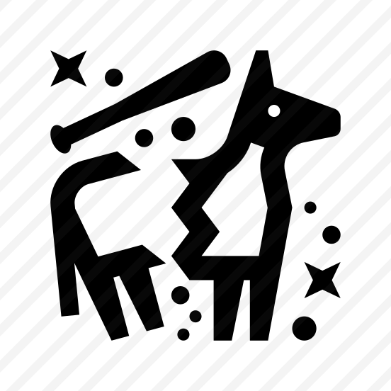 Pinata Donkey Broken Crushed Cinco De Mayo Three preview