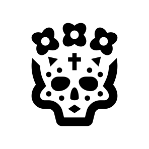 Skull Sugar Calavera Cinco De Mayo Four Two icon