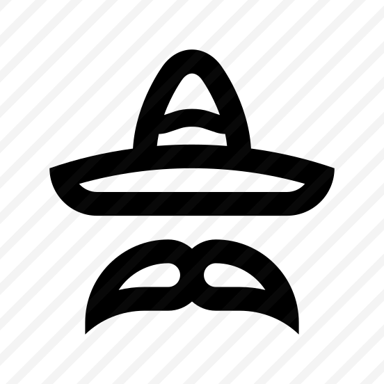 Sombrero Mexican Hat Mustache Cinco De Mayo One Two preview
