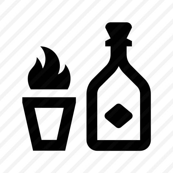 Tequila Bottle Bar Shot Flame Alcohol Spirit Liquor Mexico Fire preview