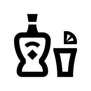Tequila Bottle Bar Shot Flame Alcohol Spirit Liquor Mexico Lime Lemon icon