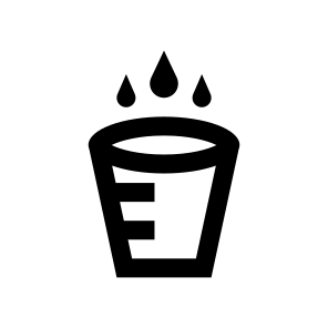 Bucket Paint Color Measuring Liquid icon