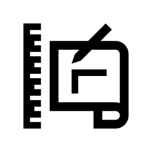 Construction Drawing Project Pencil Ruler Roll File Document icon