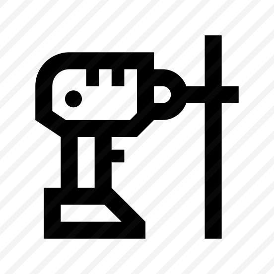 Construction Drill Wall Drilling Icon preview