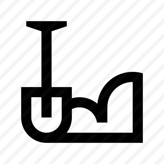 Construction Shovel Digging One Icon preview