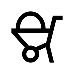 Construction Trolley Cargo Icon Symbol icon