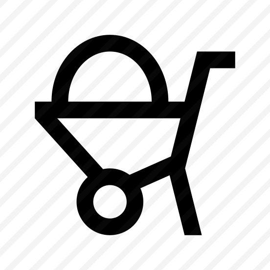 Construction Trolley Cargo Icon Symbol preview