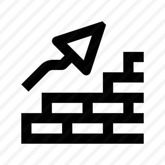 Construction Wall Trowel Icon Symbol preview