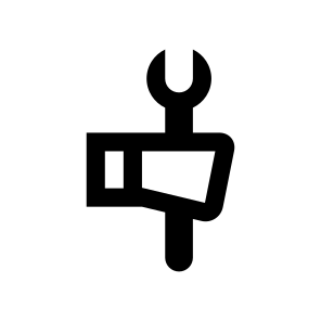 Wrench Hand Tool Icon Symbol icon