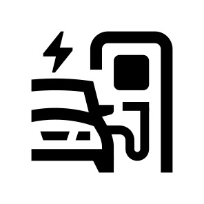 Ev Car Electric Auto Station Electricity Two icon