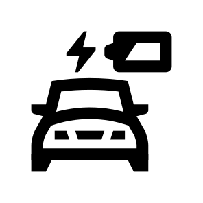 Ev Car Electric Battery Charge Electricity icon