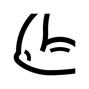 Anatomy Hand Arm Muscles Icon icon