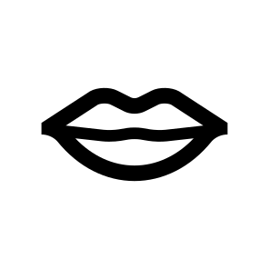 Anatomy Lips Mouth One Icon icon