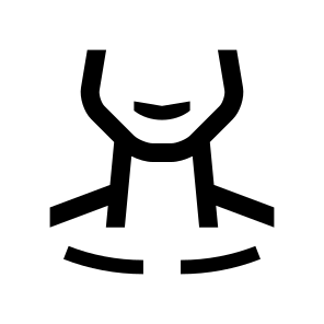 Anatomy Neck Shoulders Man Icon icon