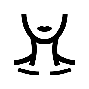 Anatomy Neck Shoulders Woman Icon icon