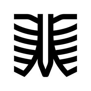Anatomy Ribs Skeleton One Icon icon