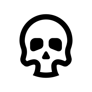 Anatomy Scull Head Skeleton Icon icon