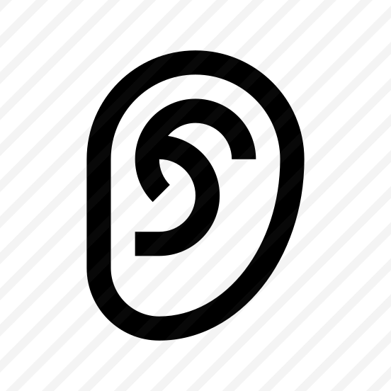 Ear Icon Symbol Vector Ui preview